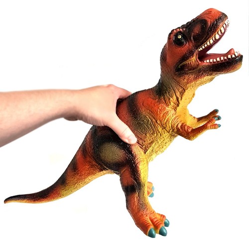 large rubbery flexible plastic dinosaur toy - sold individually