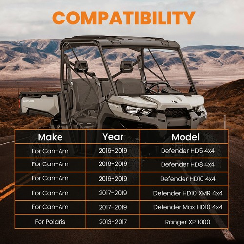 2" Lift Bracket Kit for Can-Am Defender HD10 XMR 2017 2018 2019 2020 2021-2022 - Picture 5 of 12