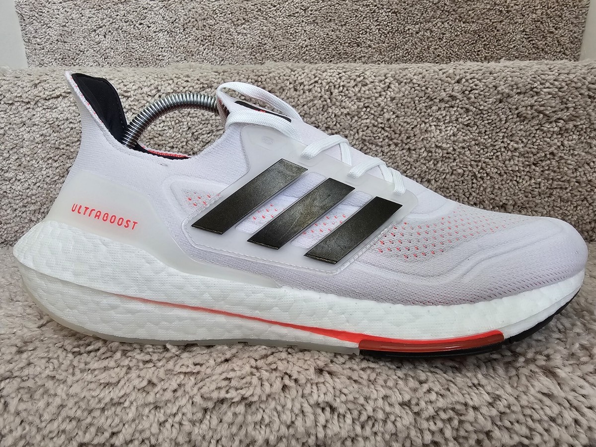 Adidas UltraBoost 21 Tokyo Running Shoe White Cloud Solar Adidas UltraBoost 21 Tokyo Running Shoe White Cloud Solar