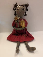 Pearson's Simply Primitives "Sweetie" Cloth Doll 19" Rustic Decor