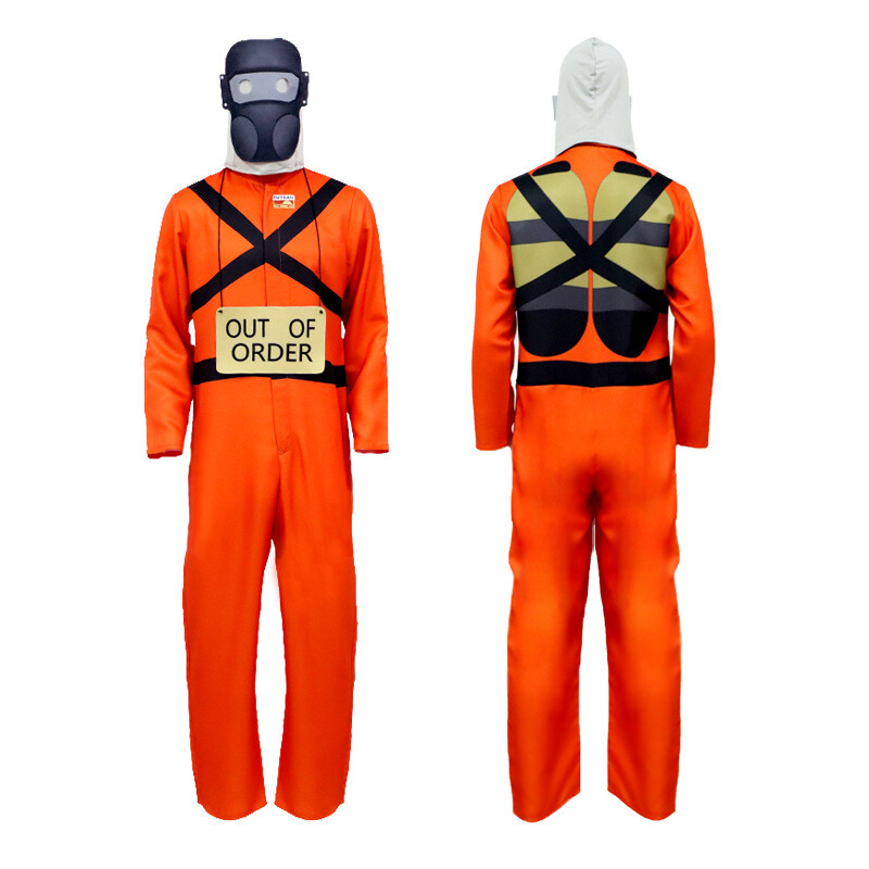 Game Lethal Company Cosplay Costume Man Protective Suit Fantasia