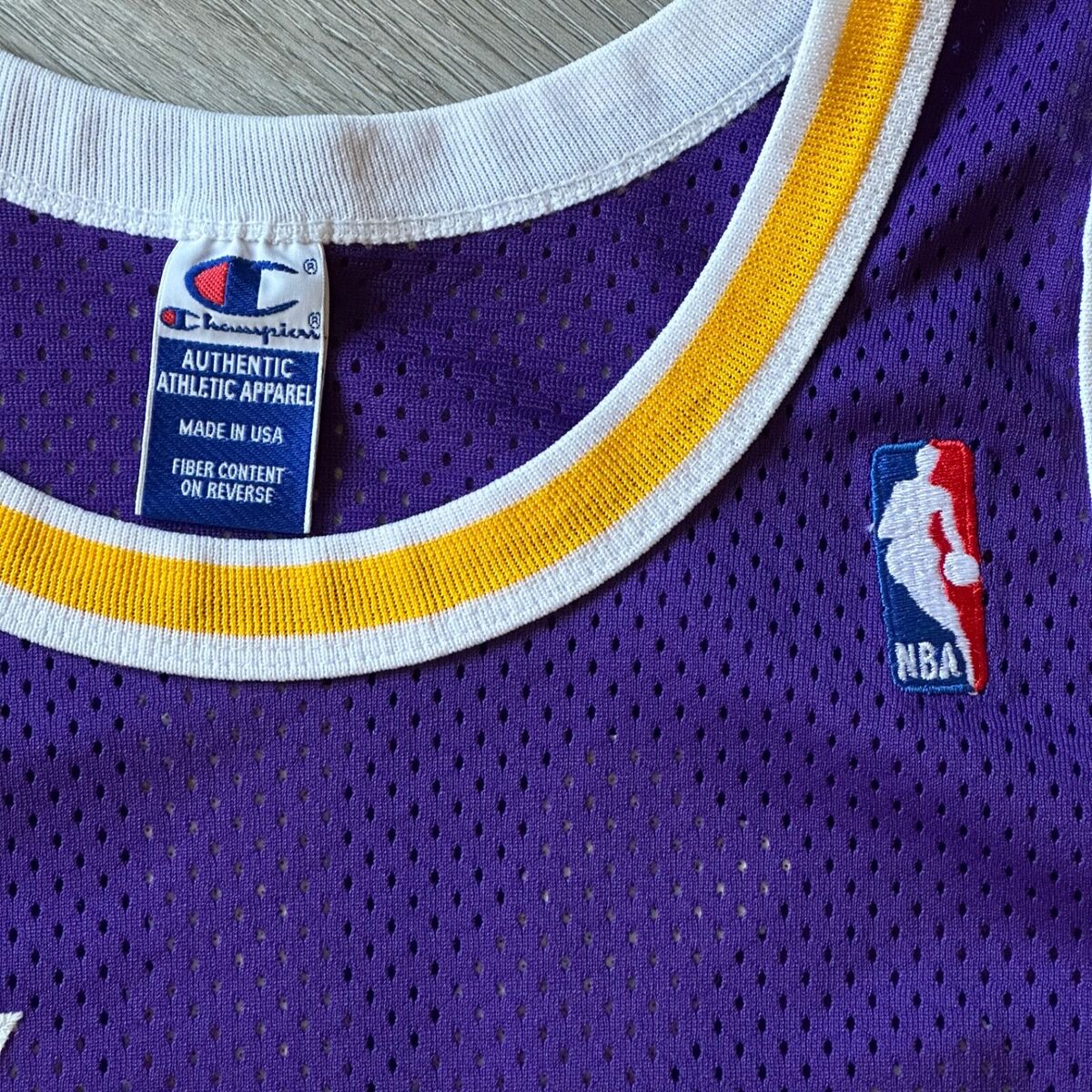 Authentic Nick Van Exel Los Angeles Lakers Jersey 48 XL Authentic Nick Van Exel Los Angeles Lakers Jersey 48 XL