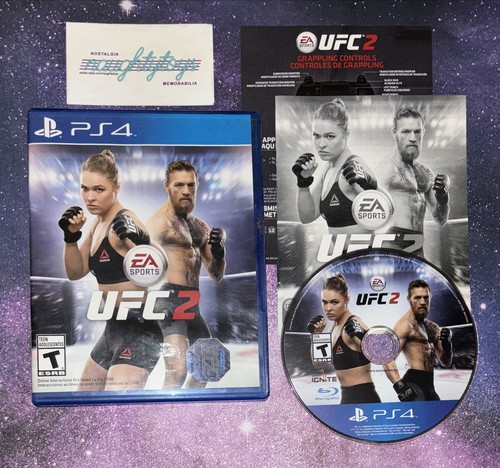 EA Sports UFC 2 (Sony PlayStation 4, 2016) PS4 w/ Manual & Insert MMA