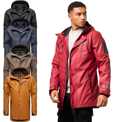 Stone Harbour Herren Regenjacke Outdoor Regen Jacke Parker Mantel lang B741  NEU