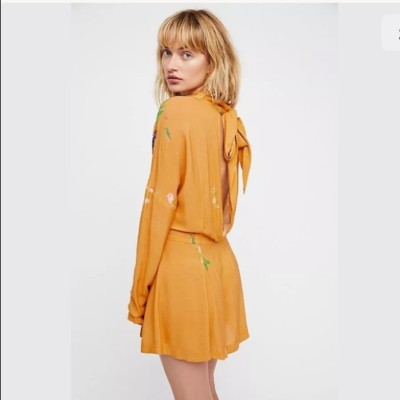 knee length dresses for ladies Free People Free-est Have A Thing For You Mini Dress  White Chocolate  Couture