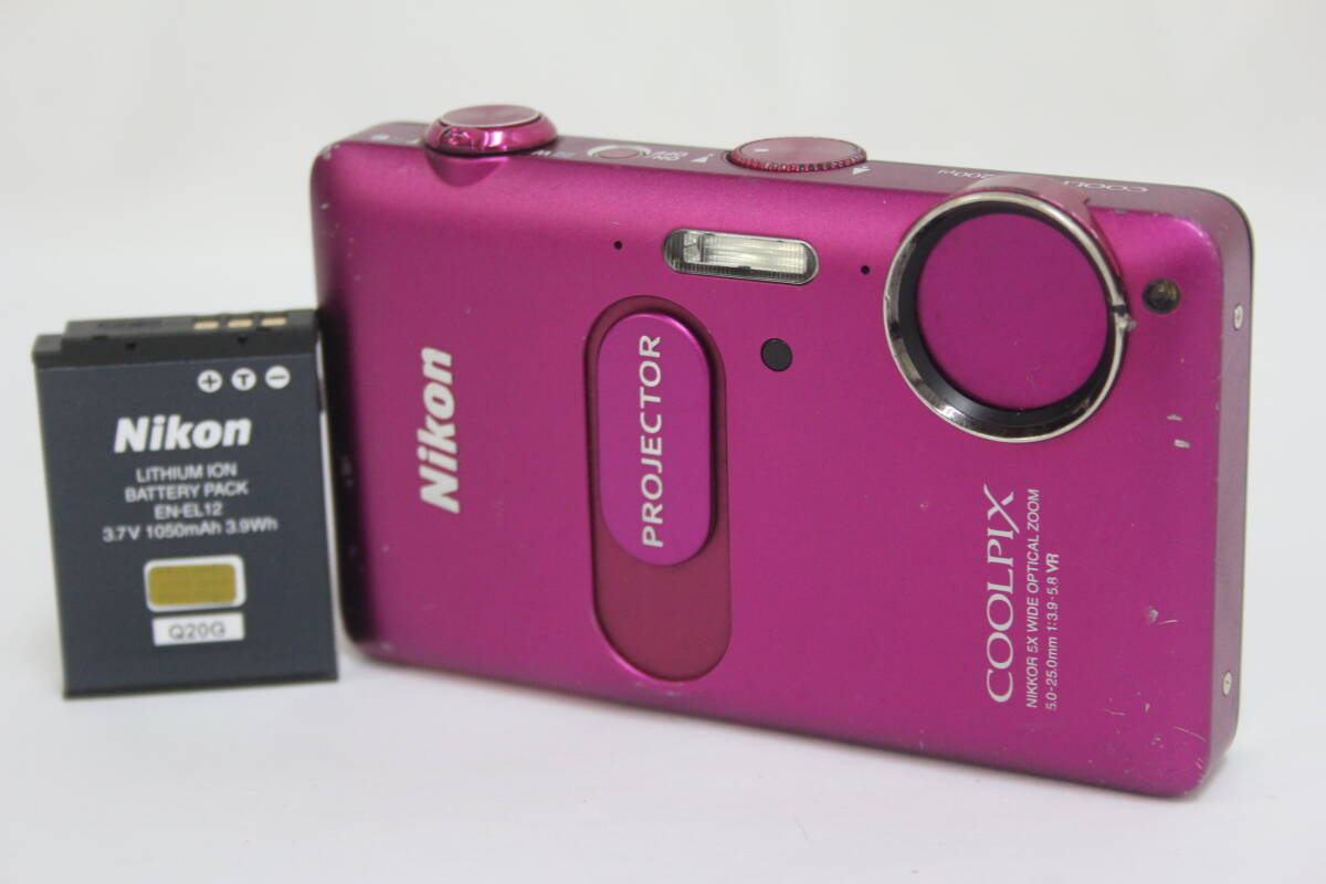 Nikon Coolpix S1200pj 14.1MP 5x Zoom Pink Digital Camera Nikon Coolpix S1200pj 14.1MP 5x Zoom Pink Digital Camera