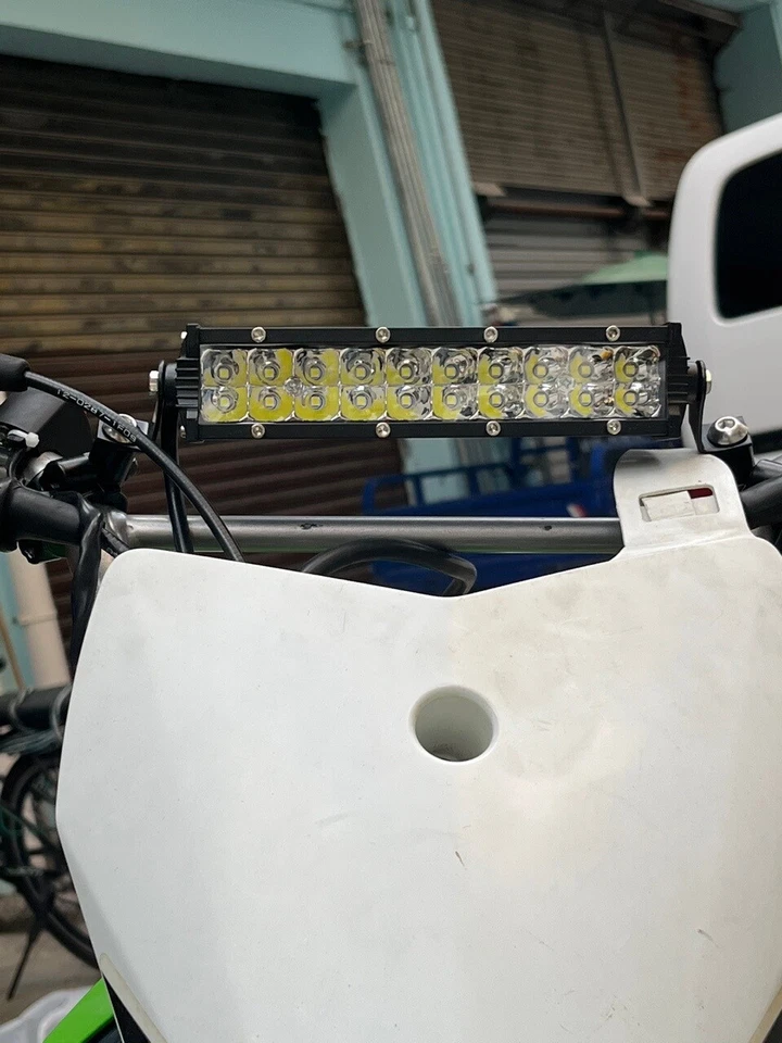 Dirt Bike LED Headlight Light Bar Kit For Honda CRF110 CR250 CRF250R CRF450R - Image 4 of 4