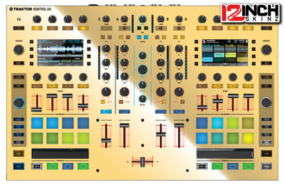 Native Instruments Kontrol S8 Skin Mirror Gold Ebay