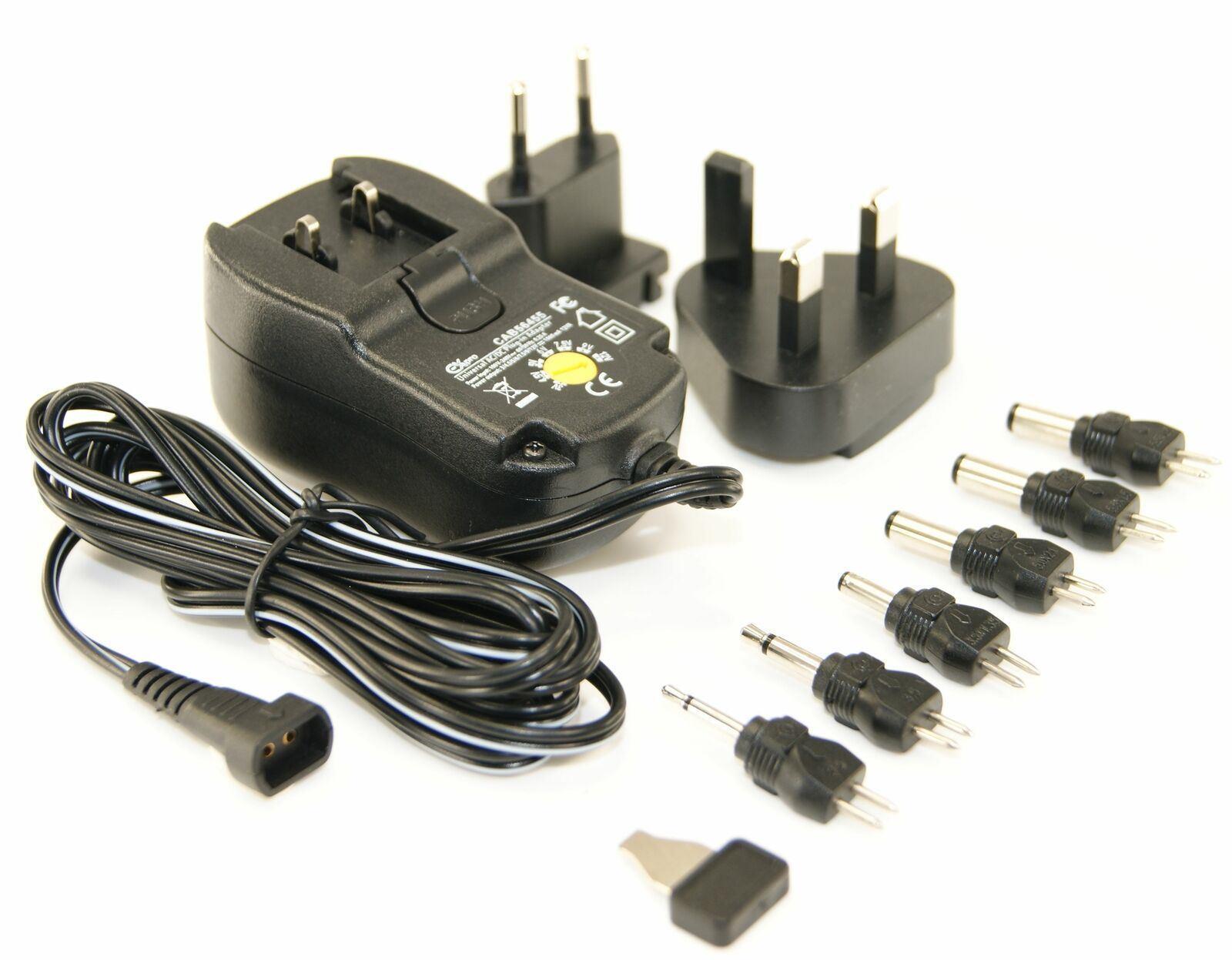 1000mA Output 3V 4.5V, 5V, 6V, 9V, 12v AC/DC Adapter by HQ Replacement ...