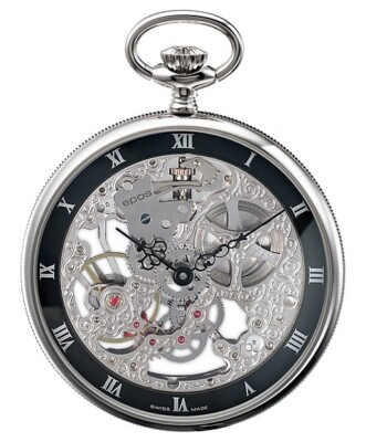 Orologio Da Tasca Epos 2089 Unitas6497 Uomo Scheletro 17Gioielli