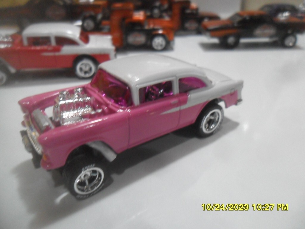 55 Chevy Gasser PINK genescustoms Customized Hot Rod Wheels eBay
