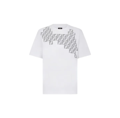 Fendi FW22 Monogram Print T-shirt Men's White | eBay