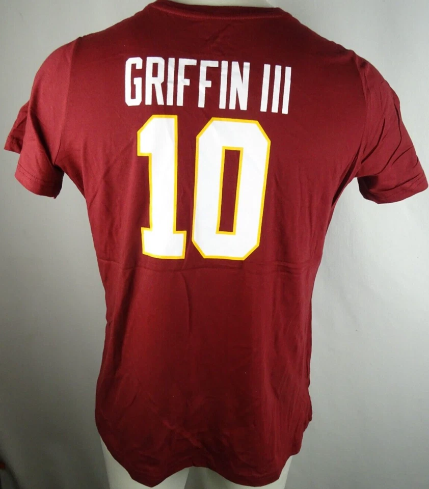 Camisa para mujer Washington Redskins vintage NFL majestuosa "#10 Robert Griffin III" Foto 4 de 4
