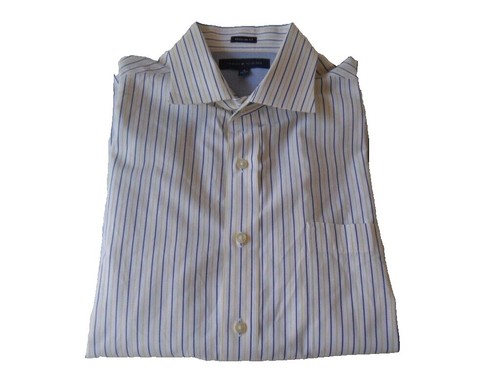 Tommy Hilfiger Men's Athletic fit Stretch Dress Shirt Regular Fit | eBay