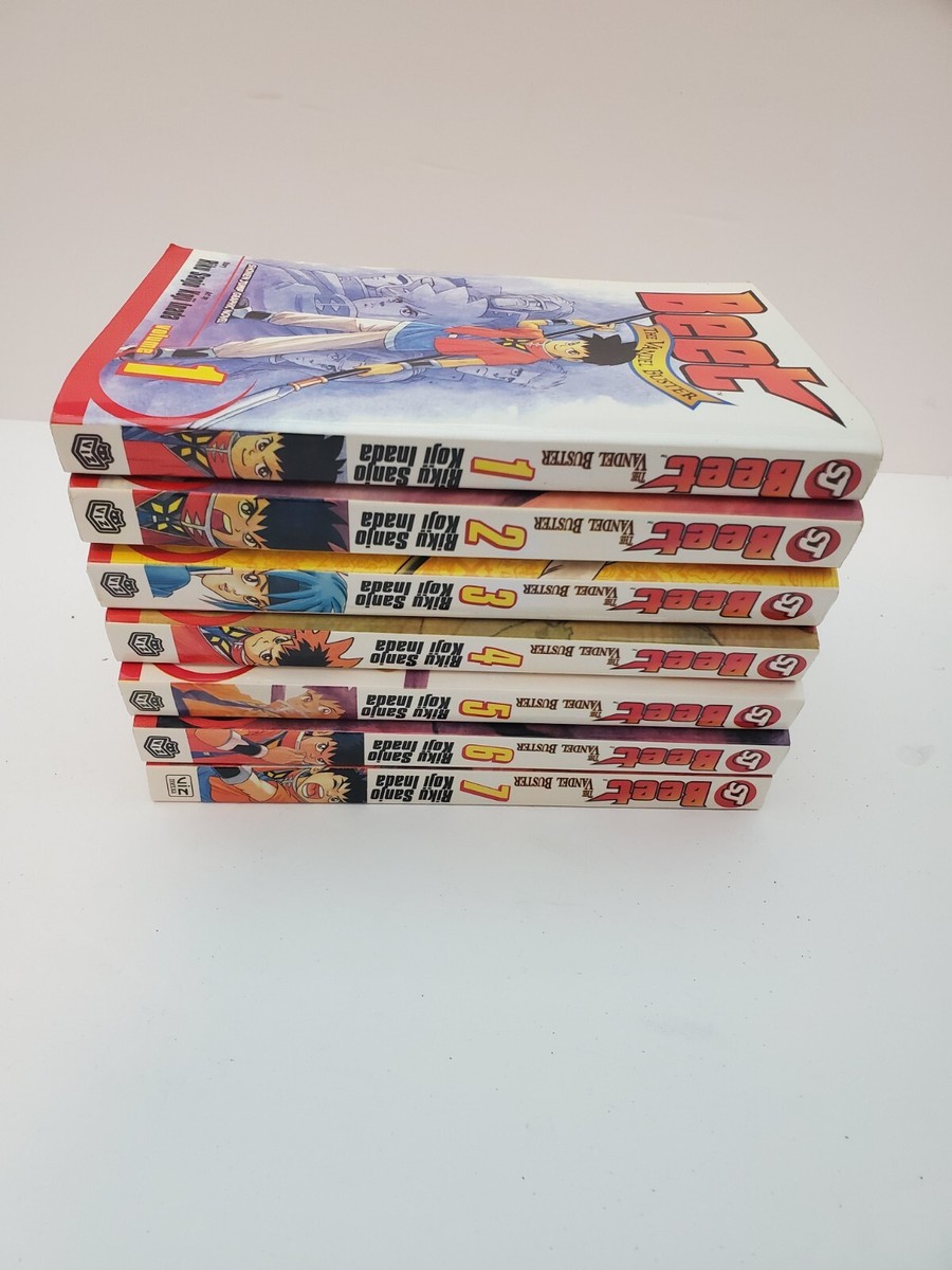 BEET The VANDEL BUSTER Manga Complete Set 1-7 book lot series FREE