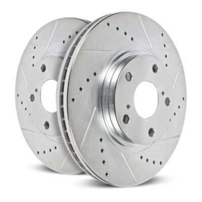 Power Stop Fits 11-12 Ram 3500 Rear Right Evolution Drilled & Slotted Rotor