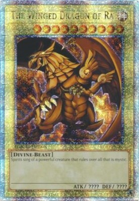 THE WINGED DRAGON OF RA *** QUARTER CENTURY SECRET RARE LC01-EN003