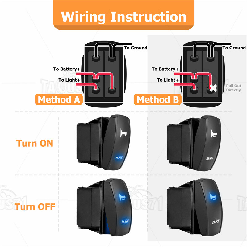 Parts For Rzr Polaris Blue Laser Rocker Switch For Polaris RZR Ranger - Foto 7