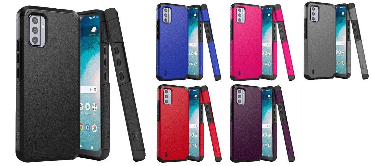 For Nokia C210 TA-1584 Tough ShockProof Hybrid Case Phone Cover For Nokia C210 TA-1584 Tough ShockProof Hybrid Case Phone Cover
