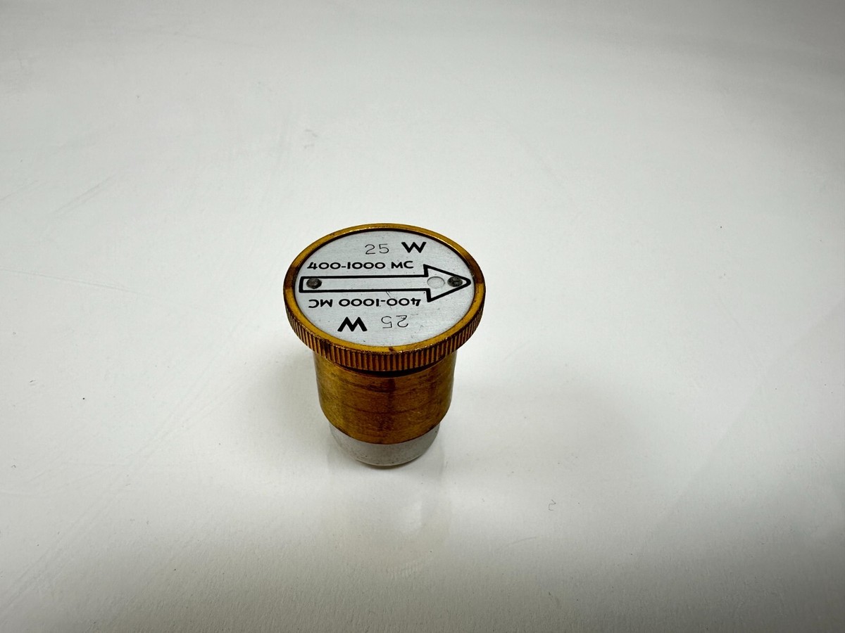 Bird 43 Thruline WattMeter Element 25W 400-1000 MC Testing