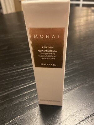 Monat Rewind Age Control Nectar Skin-Perfecting Superfruit AHAs 1 oz  New Sealed
