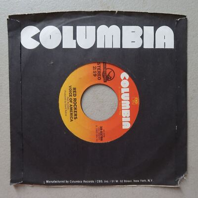 RED ROCKERS CHINA, VOICE OF AMERICA VINYL 45 COLUMBIA VG 11-109