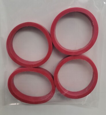 Qty 4-Narrow Rubber Flipper Band-3/8''x1.5'' Inner Diameter