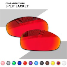 Wholesale POLARIZED Replacement Lenses for-Oakley Split Jacket Sunglasses
