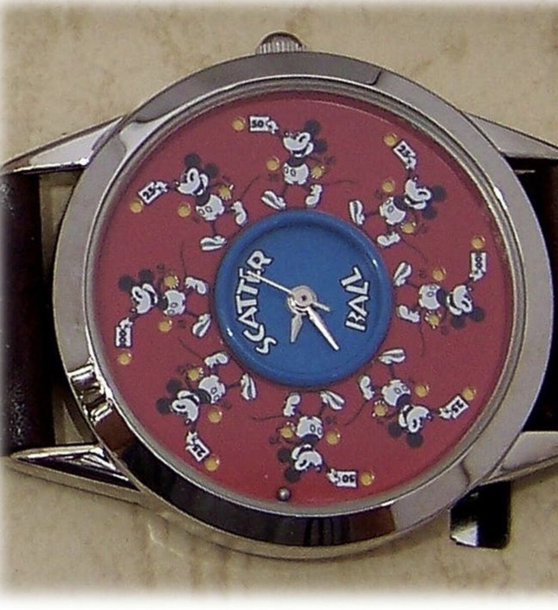 Rare Disney Mickey Mouse Scatter Ball Watch | eBay display picture 2