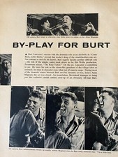 Burt Lancaster, Full Page Vintage Clipping