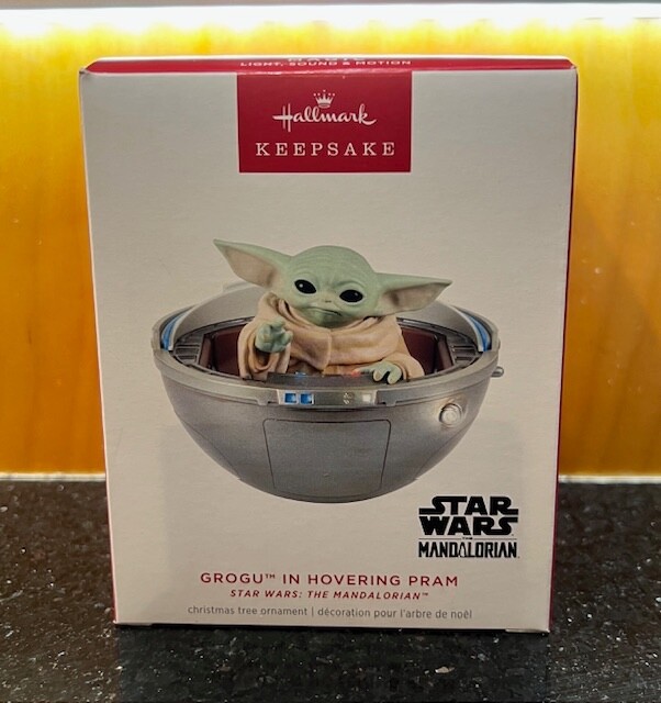 2024 Hallmark Ornament - 'GROGU IN HOVERING PRAM' Star Wars