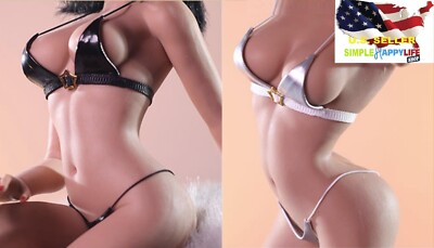 1/6 leather Lingerie Bikini for 12'' Female figure Hot toys Phicen worldbox  USA 