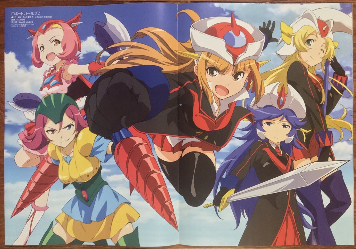 Double Sided Anime Poster: Star Plus One, Robot Girls Z | eBay
