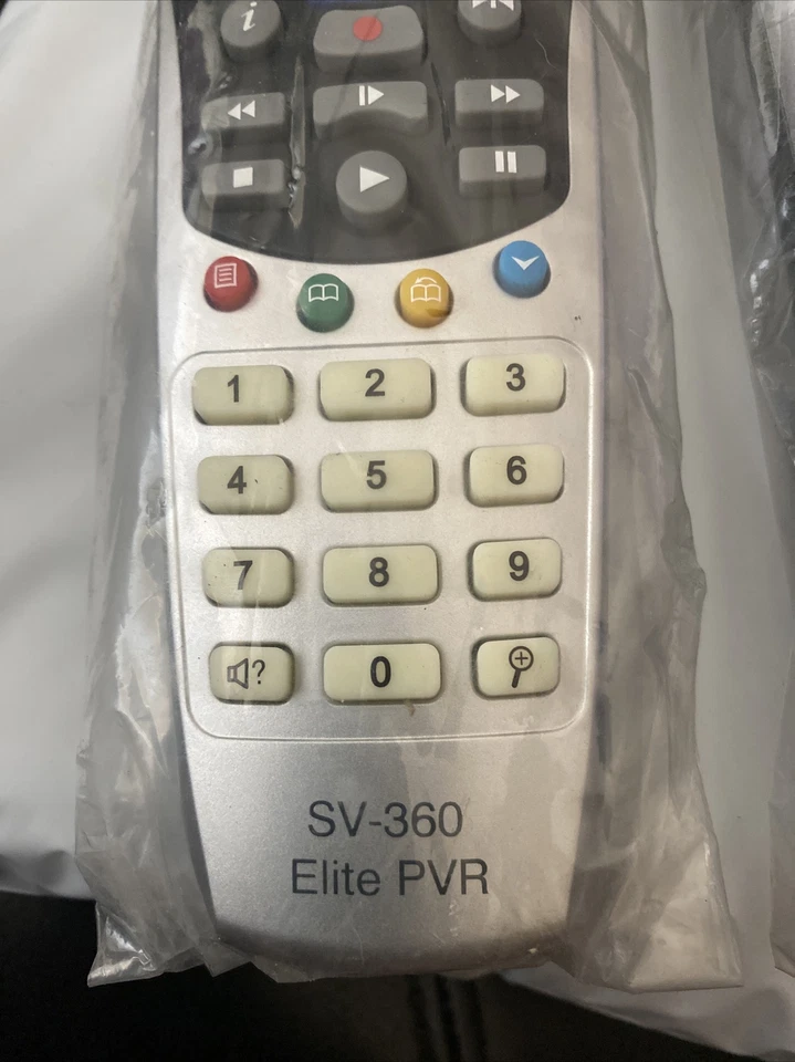 Lot Of 2 Sonicview SV-360 Premier  PVR Digital Satellite Receiver Remotes New - Image 3 of 4