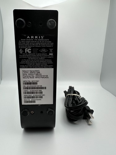 ARRIS DG3270A DOCSIS 3.0 Cable Modem Dual Band Wi-Fi 2.4 And 5 GHZ - Picture 2 of 3