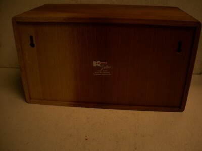Vintage Kalmar Designs 20 Slot CD Holder Teak Wood MCM Storage | eBay