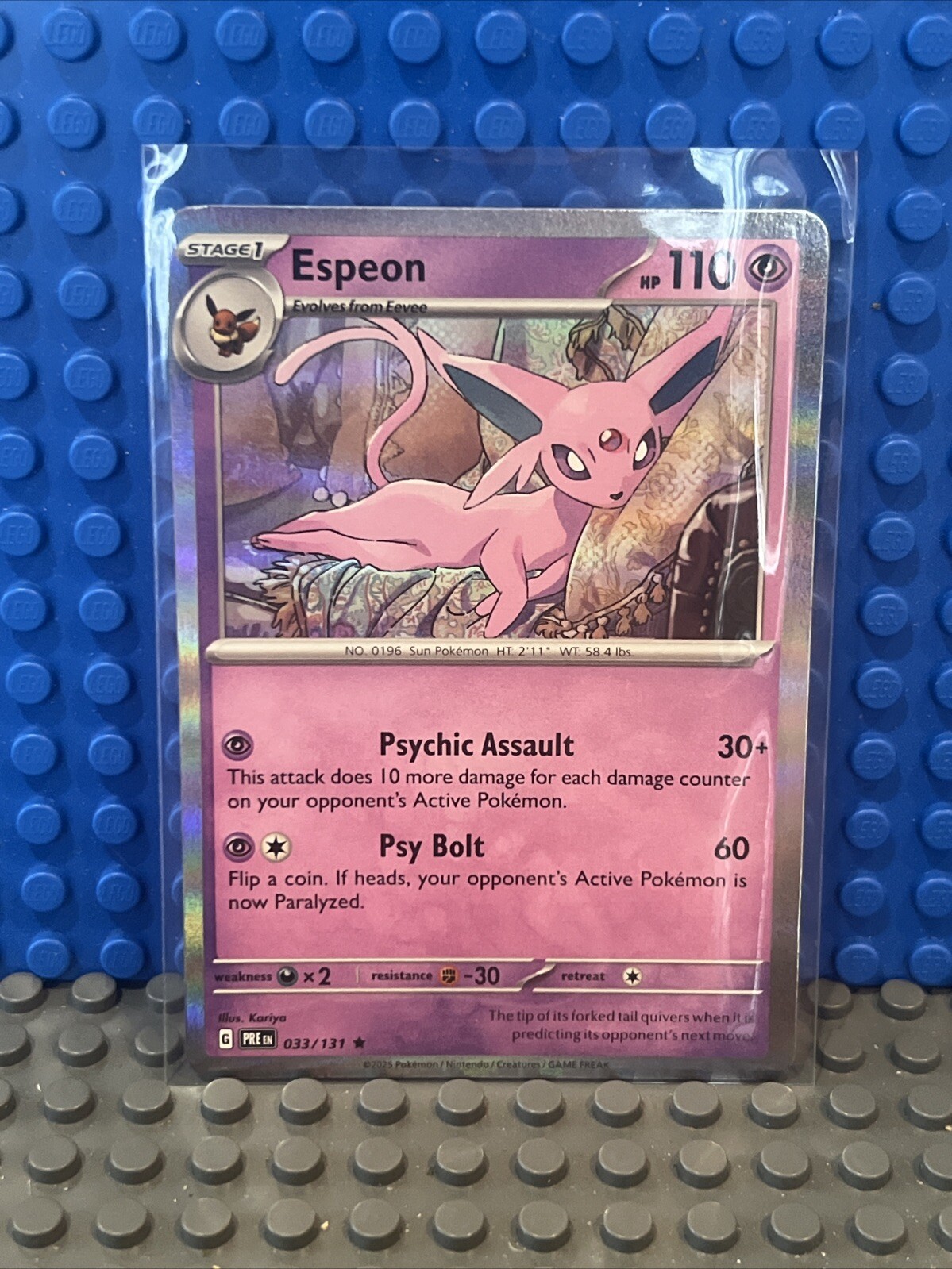 Pokemon TCG - Prismatic Evolutions - Espeon - 033/131 NM READY TO SHIP