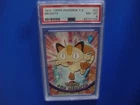 1999 Topps Pokemon T.v. Meowth card # 52 Animation series 1 Psa 8 Nm/Mint
