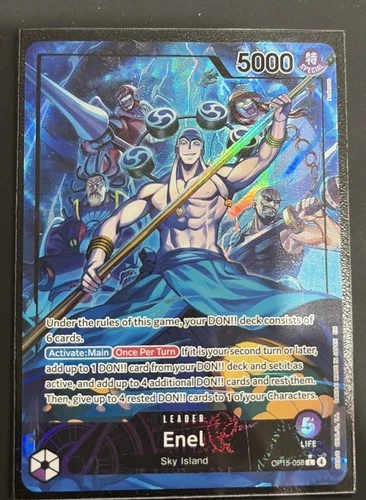 Enel (OP15-058) (Alternate Art) OP15-058 Adventure on Kami's Island Foil Leader