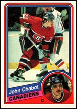 1984-85 OPC O-Pee-Chee #258 John Chabot - Rookie RC FREE SHIPPING!