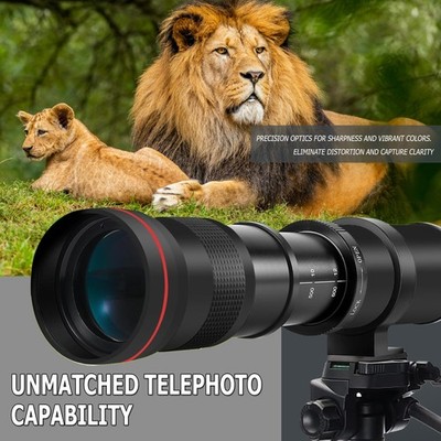 420-1600mm f/8.3 Telephoto Zoom Lens for Canon EOS R100 R10 R50 R6