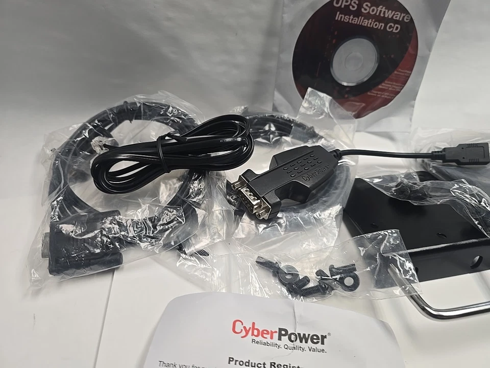 CyberPower PowerPanel Management Software CD Personal Edition Manual Cables - Image 3 of 4