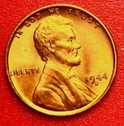 1944-S Lincoln Wheat Cent Penny GEM RED BU From an Original Bank Roll