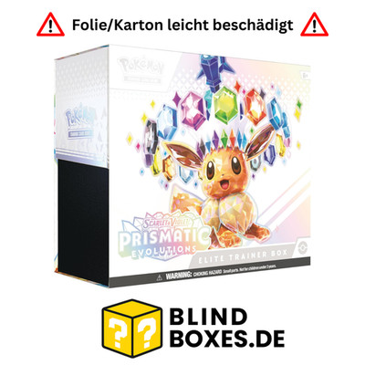 Pokémon Prismatic Evolutions Elite Trainer Box Englisch NEU OVP