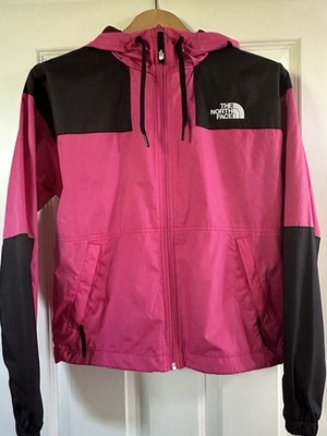 The North Face Damen Outdoorjacke mit Kapuze Pink/Schwarz Polyester XS/S wie neu