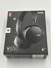 Image of AKG Y500 Wireless On-Ear Headphones - Black - Brand New & Sealed