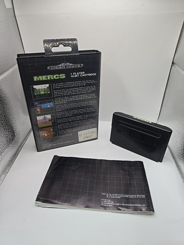 Juego Mercs Sega Mega Drive Completo con Caja y Manual 1991 PAL *PROBADO* - Imagen 2 de 2