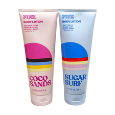 Victoria's Secret Pink Coco Sands  Sugar Surf Body Lotion Sun Chasers 2pc set