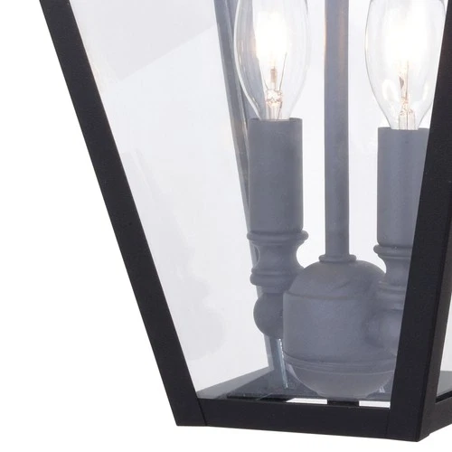 Vaxcel Lighting T0597 Nottingham 2 Light 17" Tall Outdoor Wall - Black - Picture 3 of 12