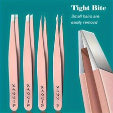 Professional Eyebrow Tweezers Set Stainless S...